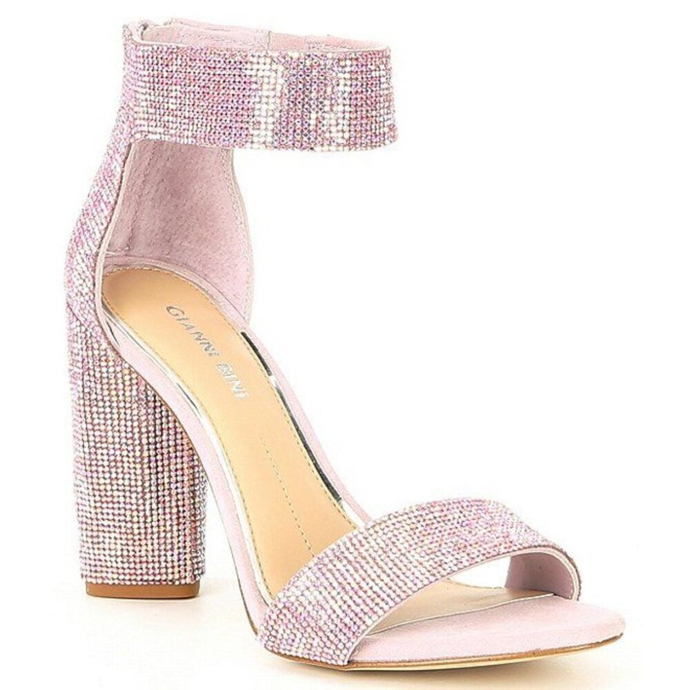 Gianni Bini Ronilynn Rhinestone Bling Jewel Embellished Dress Sandals NEW